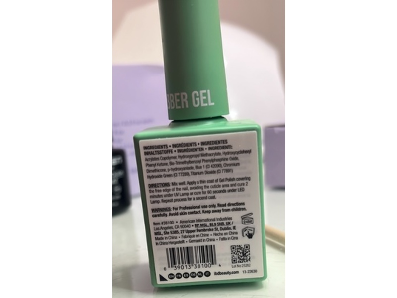 IBD Rubber Gel, Mint Julep, 0.5 fl oz/15 mL