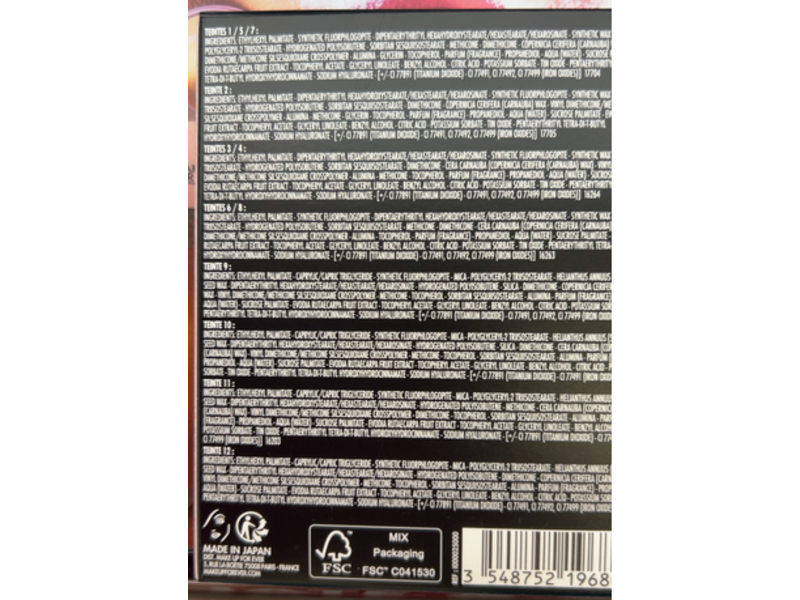 Make Up For Ever Face Sculpting Palette, 0.9 oz/27.2 g