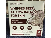 Richgrand Whipped Beef Tallow Balm for Skin Face & Body Moisturizer, Wild Honey, 4.3 oz/122 g - thumbnail 2