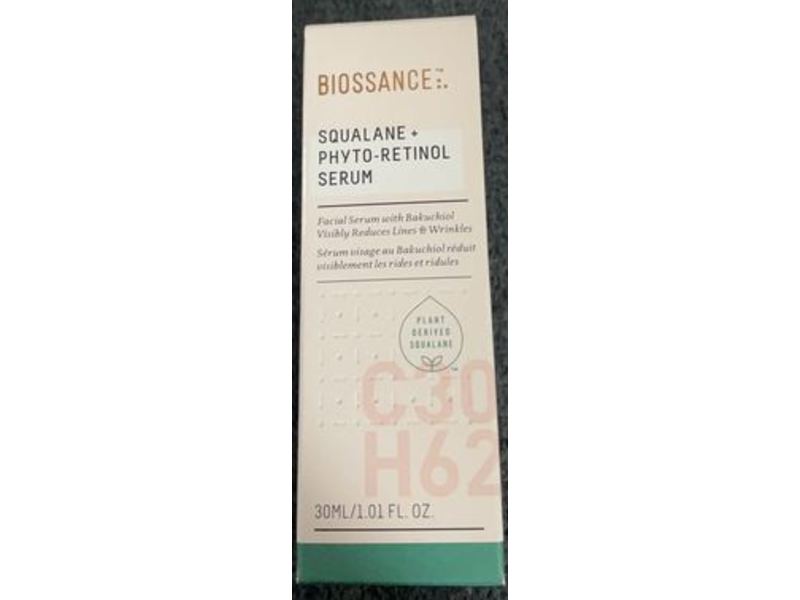 Biossance Squalane + Phyto-Retinol Serum, 1.01 fl oz/30 mL