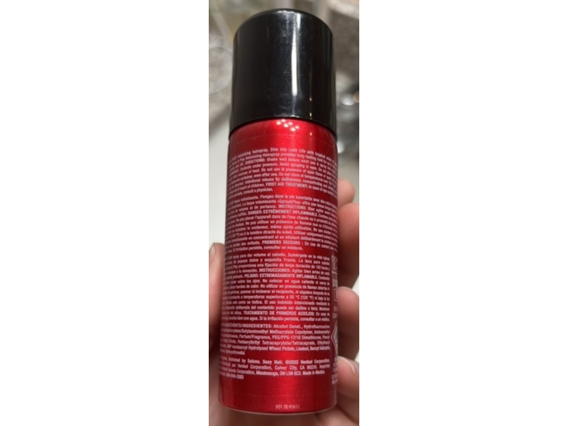 Sexy Hair Lush Life Volumizing Hair Spray, Sweet Papaya & Freesia, 1.5 oz/44.3 mL