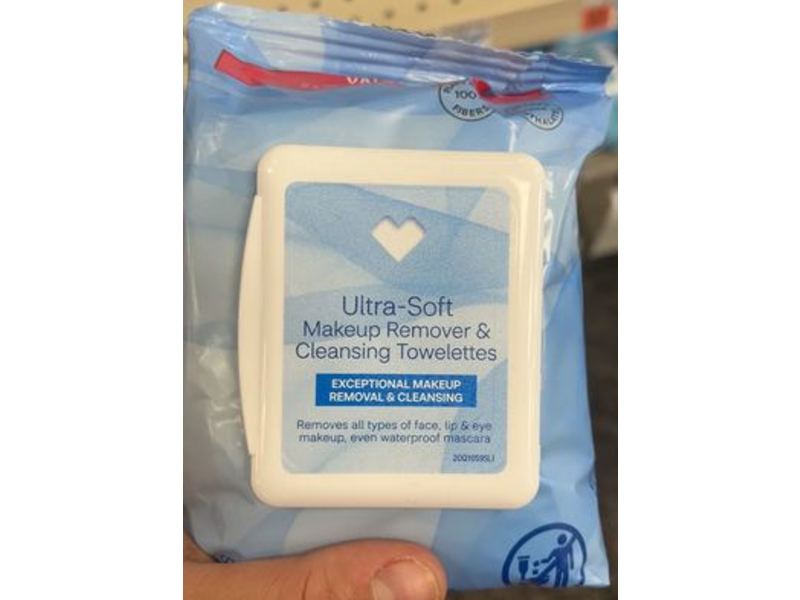 CVS Health Ultra-Soft Makeup Remover & Cleaning Towelettes, Pack Of 2