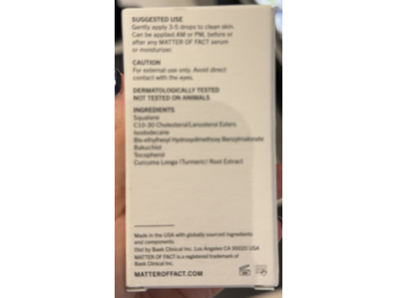 Matter Of Fact Barrier + Antioxidant Treatment, 1.0 fl oz/30 mL