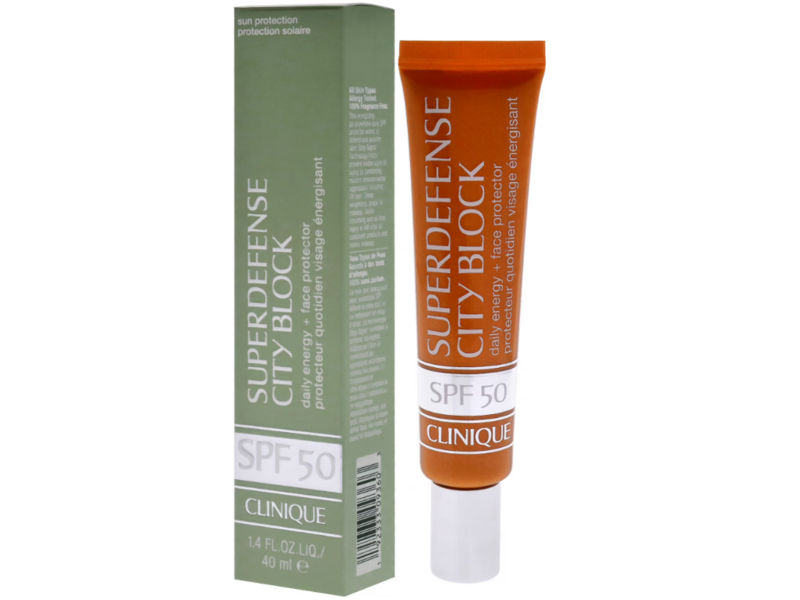 Clinique Superdefense City Block Daily Energy + Face Protector, SPF 50, 1.4 fl oz/40 mL
