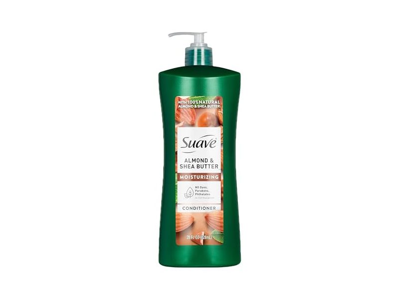 Suave Moisturizing Conditioner, Almond & Shea Butter, 28 fl oz/828 mL, Pack of 4
