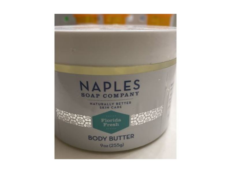 Naples Soap Company Body Butter, Florida Fresh, 9 oz/255 g