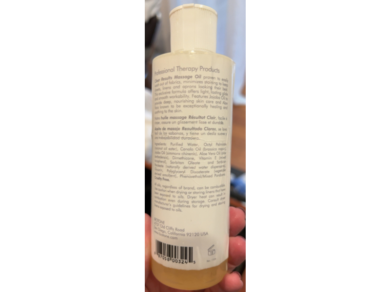 Biotone Clear Results Massage Oil, 8 fl oz/236 mL