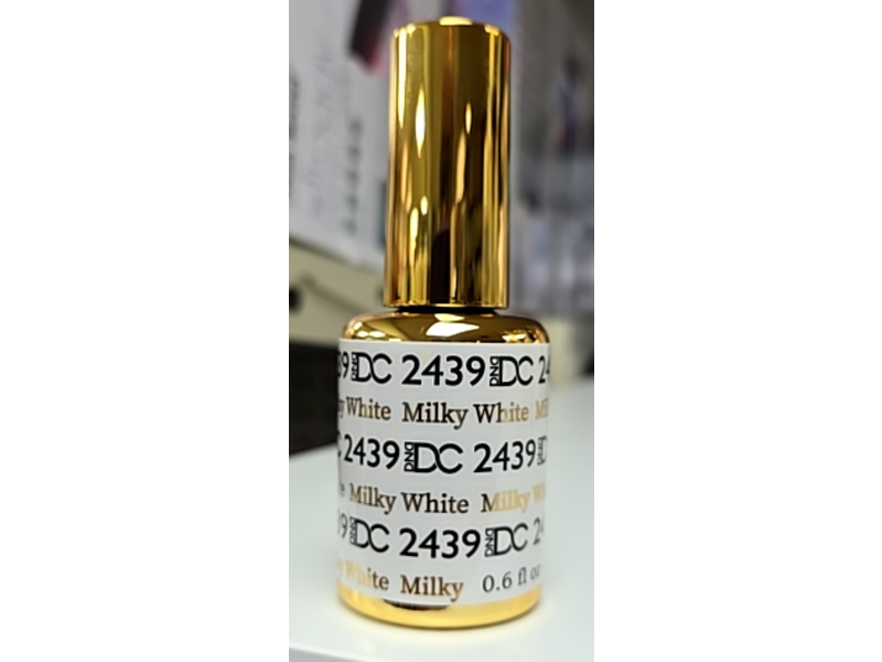 Dnd Dc Nail Gel, 2439 Milky White, 0.6 fl oz/18 mL