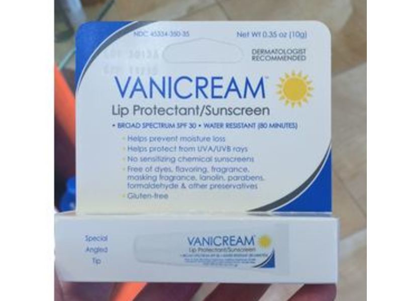 Vanicream Lip Protectant/Sunscreen, SPF 30, 0.35 oz/10 g