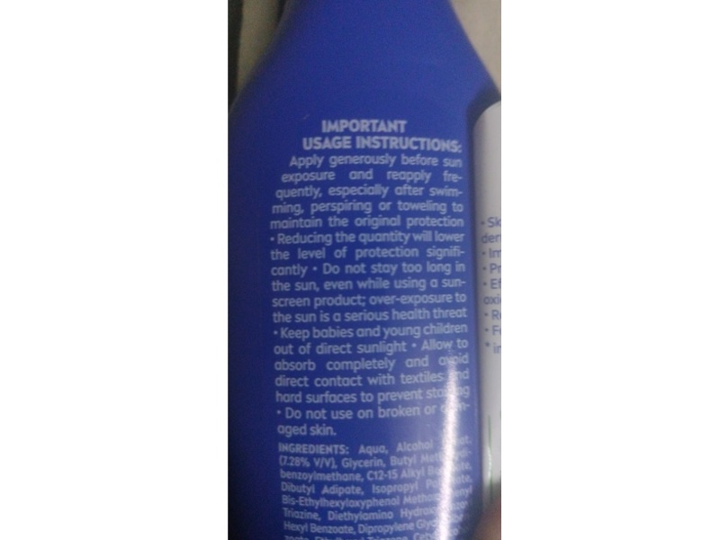 Nivea Sun Protect & Moisture Sunscreen, SPF 50+, Vitamin C & Hyaluron, 125 mL