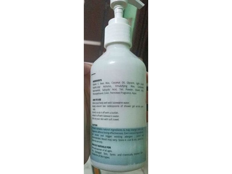 Exgyan Latibule Moisturize Rejuvenating Shower Gel, Goat Milk
