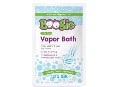 Boogie Bubbling Vapor Bath, Mint Eucalyptus Scent, 1 fl oz/29.6 mL