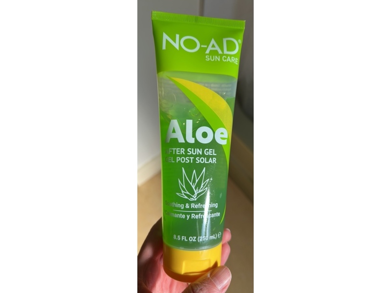 NO-AD Aloe After Sun Gel, 8.5 fl oz/250 mL