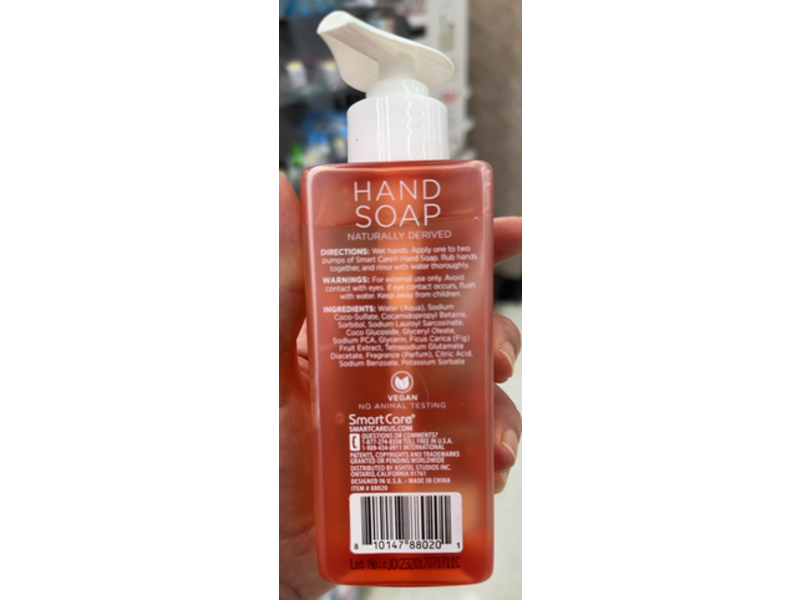 Smart Care Hand Soap, Berry Fusion, 9.47 fl oz/280 mL