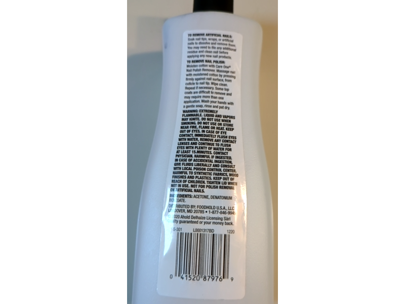 CareOne Nail Polish Remover, 16 fl oz/473 mL