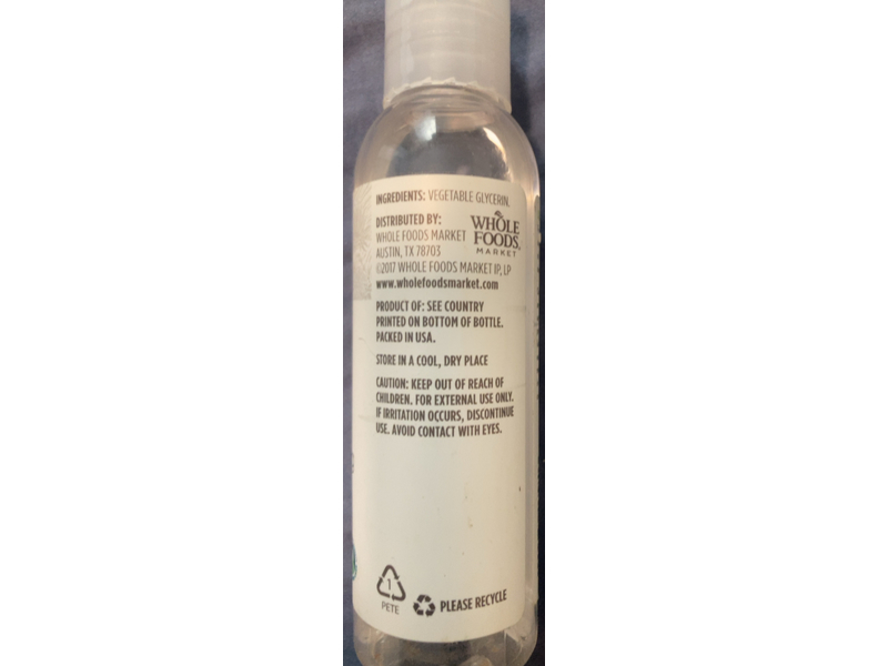 365 by Whole Foods Market Moisturizing Vegetable Glycerin, 4 fl oz/118 mL
