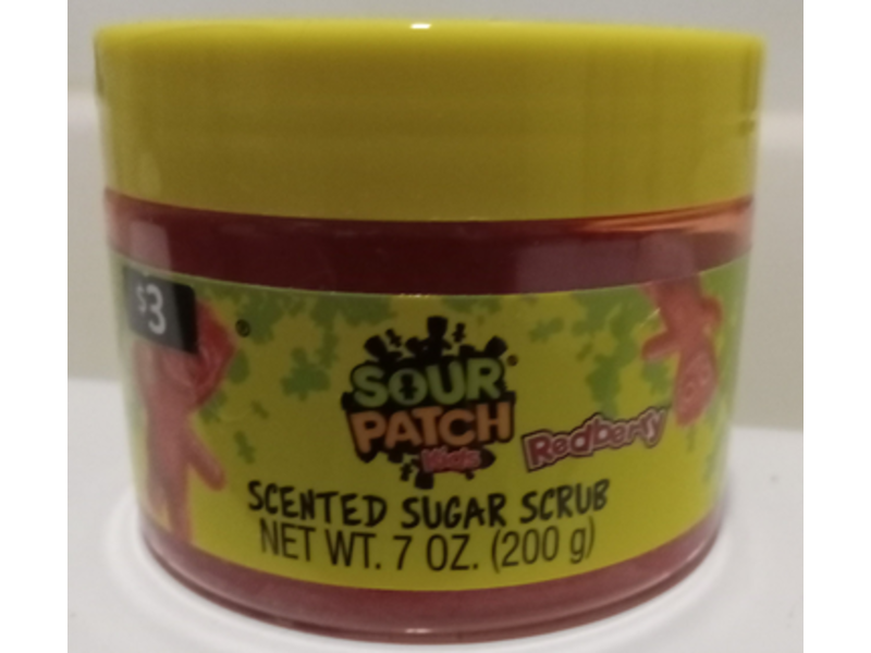 Sour Patch Kids Scented Sugar Scrub, Redberry, 7 oz/200 g