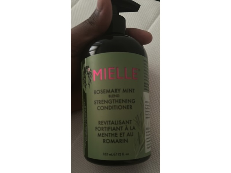 Mielle Strengthening Leave-In Conditioner, Rosemary Mint, 12 oz/355 mL