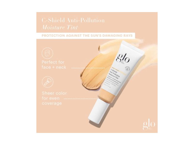 Glo Skin Beauty C-Shield Anti-Pollution Moisture Tint SPF 30, 1.7 Ounces (2N-Light)