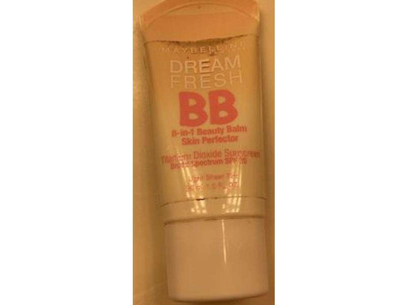Maybelline Dream Fresh BB Cream, 100 Light Sheer Tint, 1 fl oz/30 mL
