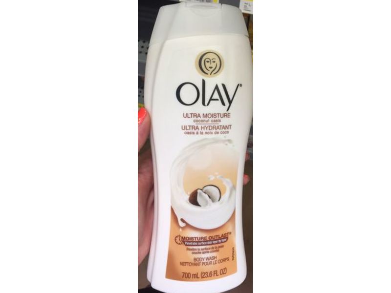 Olay Ultra Moisture Body Wash, Coconut Oasis, 23.6 fl oz/700 mL