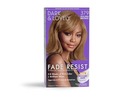 SoftSheen-Carson Dark & Lovely Fade Resist Rich Conditioning Color, Golden Bronze 379, 1 Application