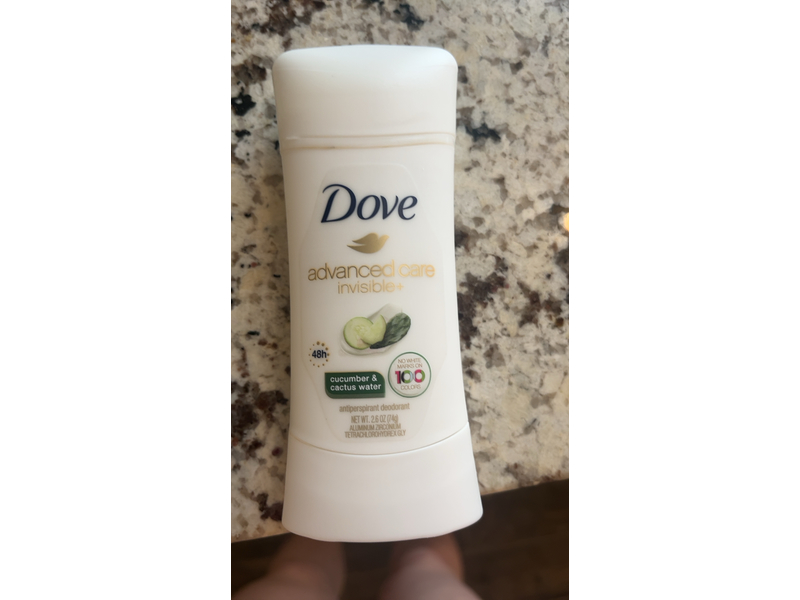 Dove Advanced Care Antiperspirant Deodorant, Cucumber & Cactus Water, 2.6 oz/74 g