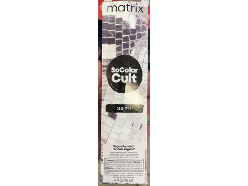 Matrix Socolor Cult Permanent Hair Color, Semi, 4 fl oz/118 mL
