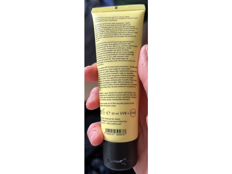 Ray. Face & Body Sunscreen, SPF 50, 50 mL