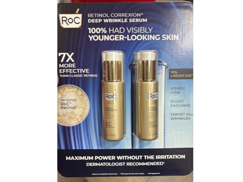 ROC Deep Wrinkle Serum, 50 mL, Pack Of 2