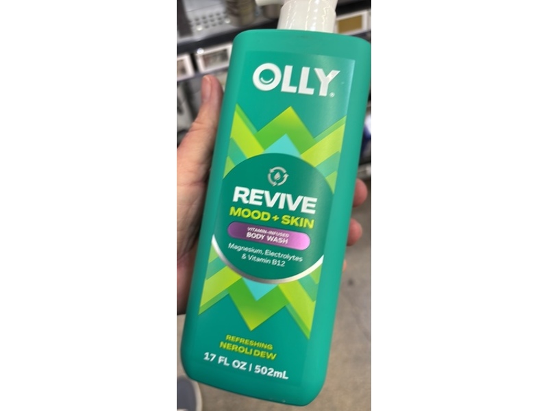 Olly Revive Mood + Skin Body Wash, 17 fl oz/502 mL