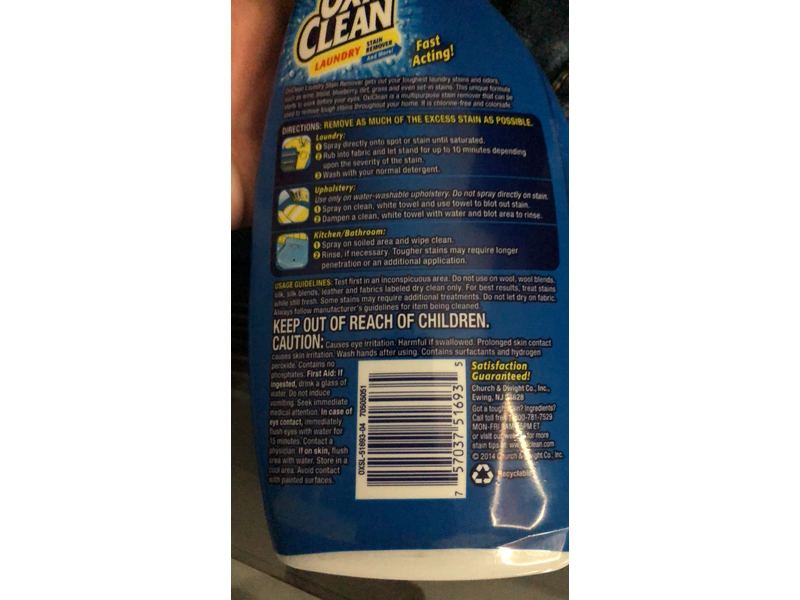 OxiClean Laundry Stain Remover Spray, 21.5 fl oz/636 mL