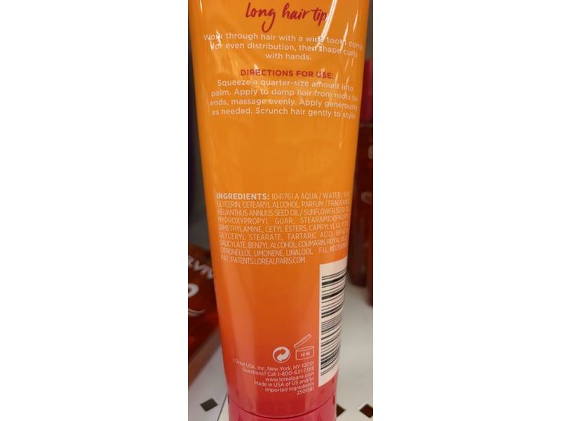 L'oreal Paris Elvive Dream Lengths Super Curls Cream Leave-In, 5.1 fl oz / 150 mL