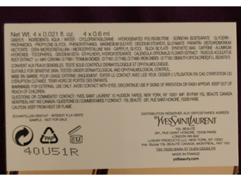 Yves Saint Laurent Touche Eclat High Cover Concealer, Shade 4, 0.021 fl oz/0.6 mL