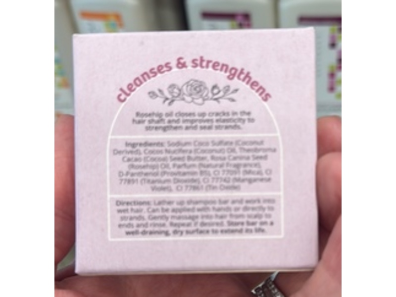 Sunniemade Super Bloom Strengthening Shampoo Bar, 2.1 fl oz/60 g