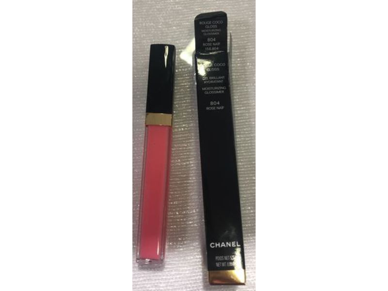 Chanel Rouge Coco Gloss, 804 Rose Naif, 0.19 oz/5.5 g