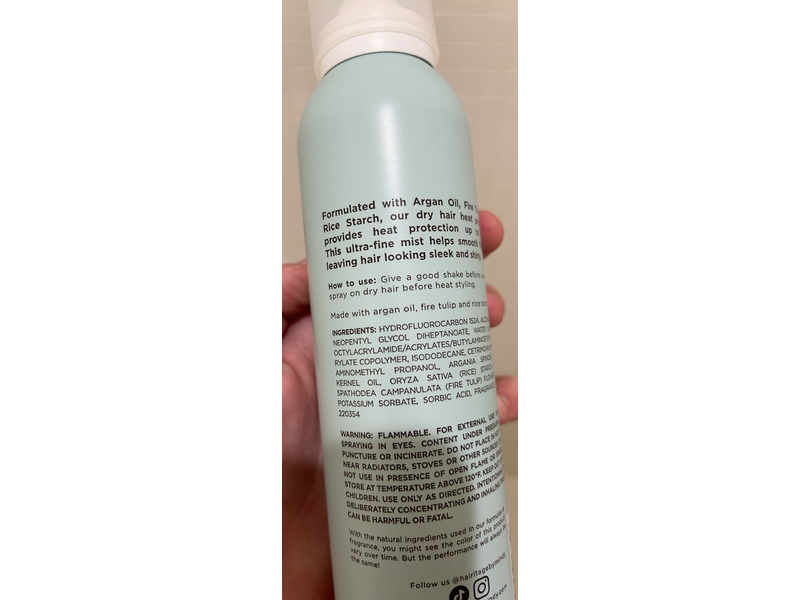 Hairitage By Mindy McKnight Heat Protectant Mist, 5 oz/142 g