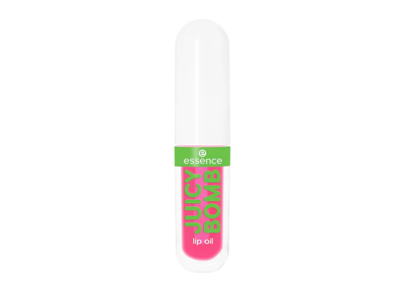 Essence Juicy Bomb Lip Oil, 02 Watermelon Wonders, 0.08 fl oz/2.4 mL