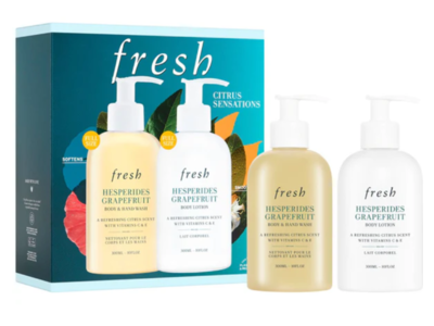 Fresh Hesperides Grapefruit Body & Hand Wash + Body Lotion, 10 fl oz/300 mL