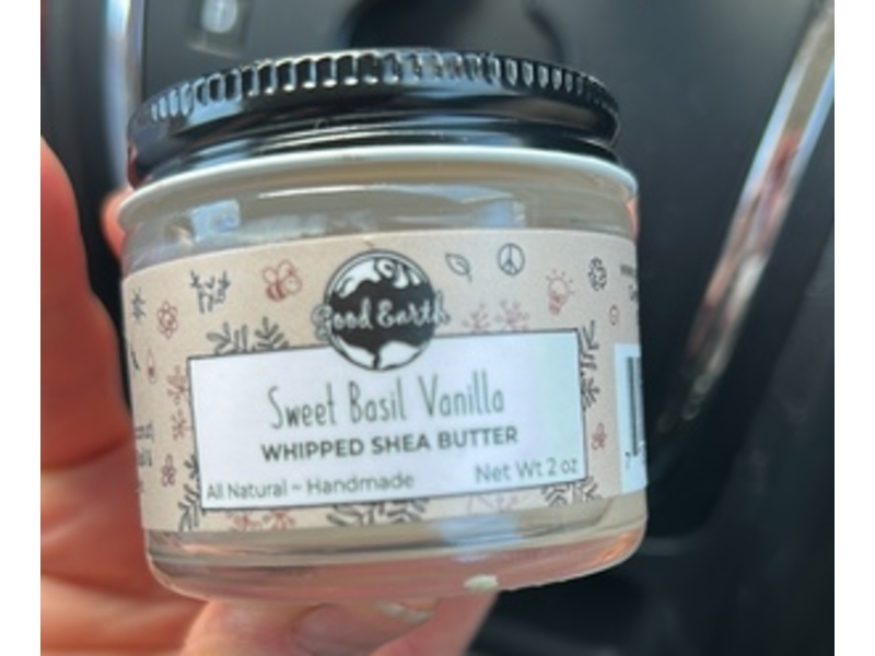 Good Earth Whipped She Butter, Sweet Basil Vanilla, 2 oz