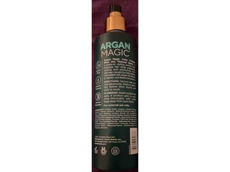 Argan Magic Color Protect Blow Dry Thermal Spray, Paraben Free, 8.5 fl oz/251 mL