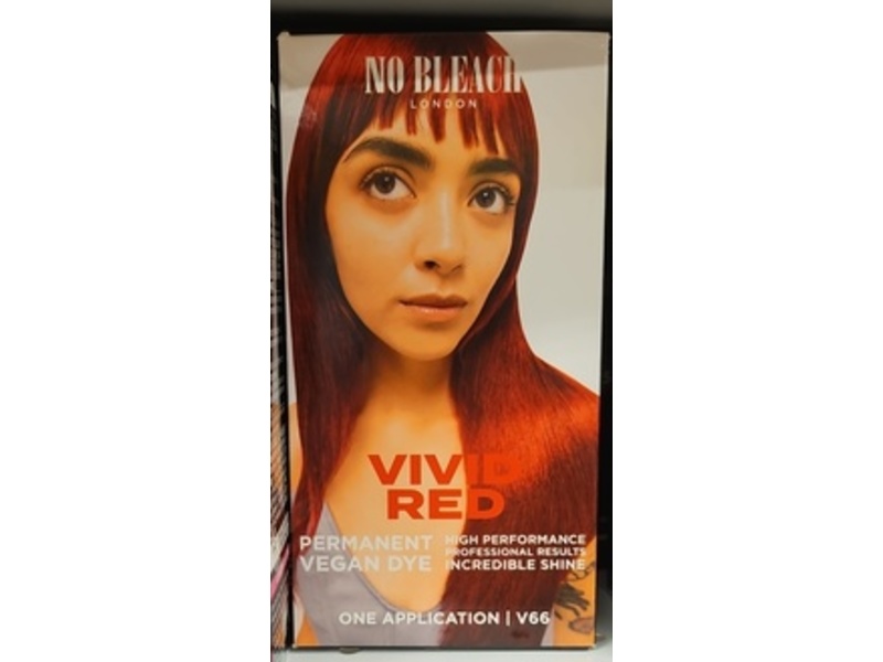 Bleach London Permanent Hair Dye Kit, Vivid Red