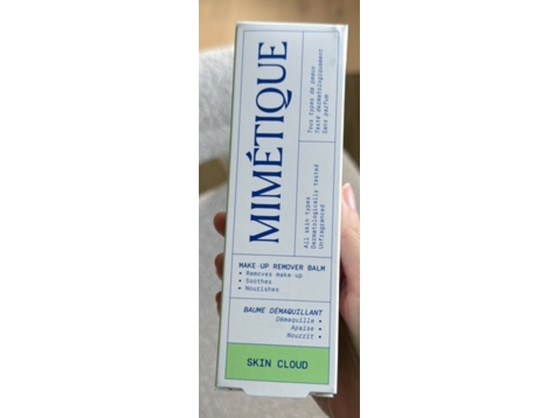 Mimetique Makeup Remover Balm, Skin Cloud, 3.3 fl oz/100 mL