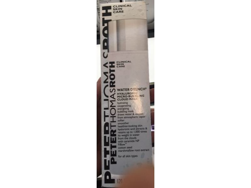 Peter Thomas Roth Water Drench Hyaluronic Micro-Bubbling Mask, 4 fl oz/120 mL
