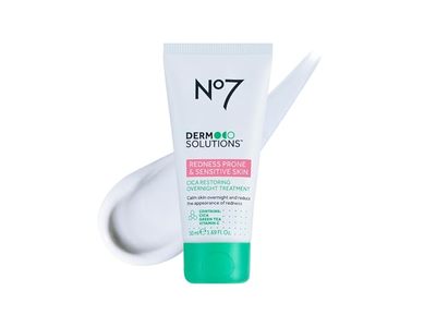 No7 Derm Solutions Cica Restoring Overnight Treatment Cream, 1.69 fl zo/50 mL