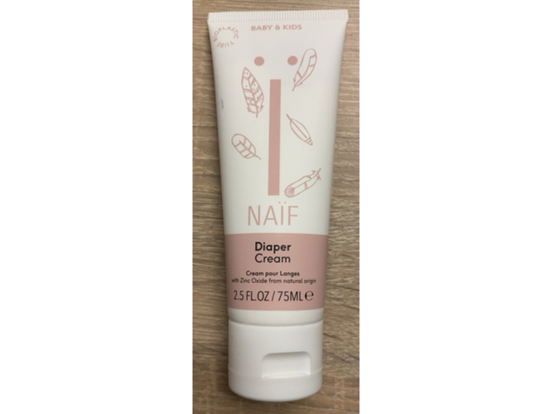 Naif Baby diaper cream, Zinc Oxide, 2.5 fl oz/75 mL