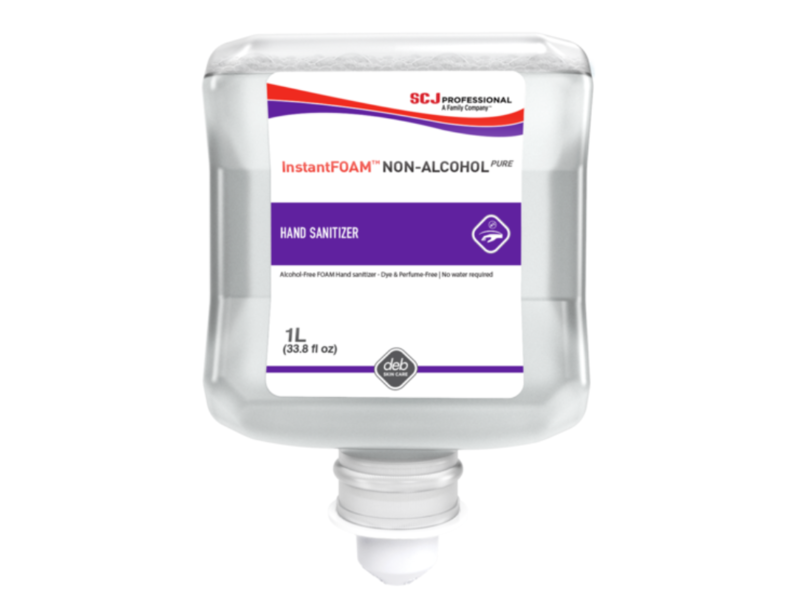 Scj Professional Instant Foam Non-Alcohol Pure Hand Sanitizer, 33.8 fl oz/1 L