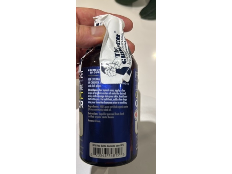 Promise Orthomolecular Nutraceuticals 100% Pure Organic Castor Oil, 270 mL