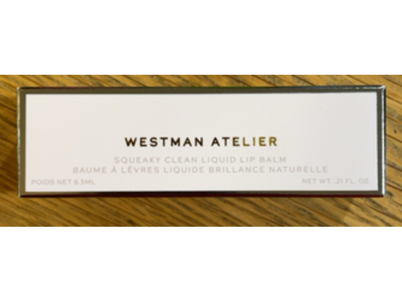 Westman Atelier Squeaky Clean Liquid Lip Balm, Chou Chou, 0.21 fl oz/6.5 mL