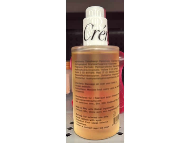 Cremerie Luxury Body Oil, Vanilla Royale, 3 fl oz/90 mL